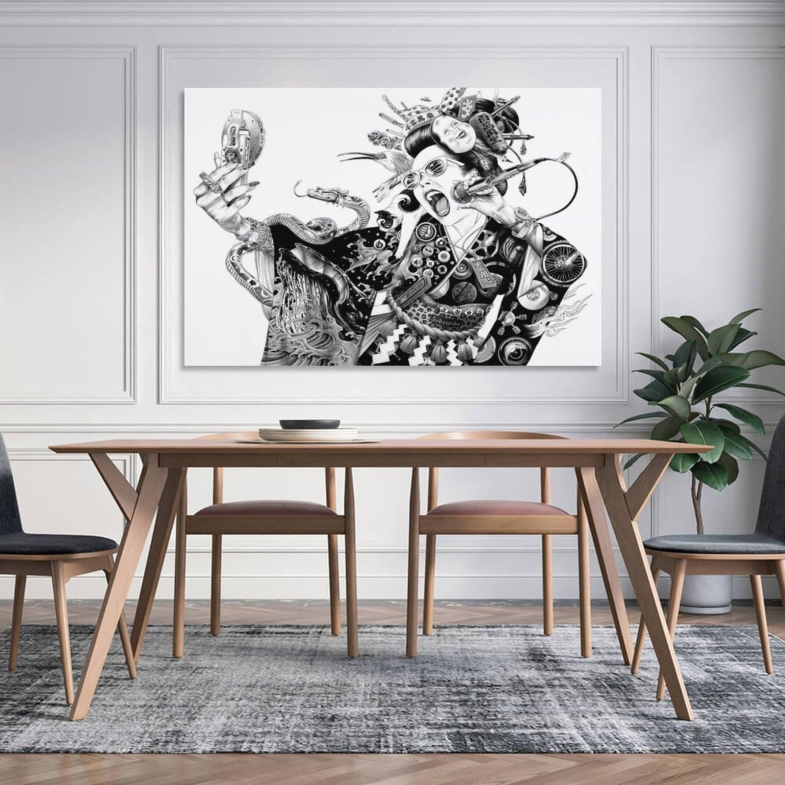 Amazon.co.jp: 大友昇平 ポスター4 ウォールアート キャンバス